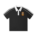 Contrast Collar Short-Sleeve Polo Shirt
